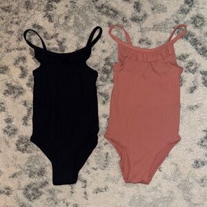 Bundle of H&M Kids One Piece Set - Black and mauve